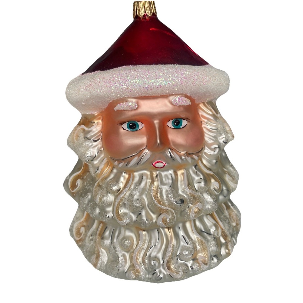 Christopher Radko Vtg Trimmed St. Nick 1998 6 Inches Ornament